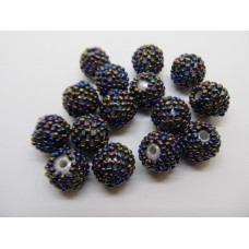 Seedbead Covered Beads